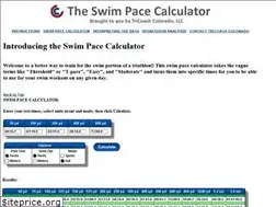 Sites similar to swimpacecalculator.com