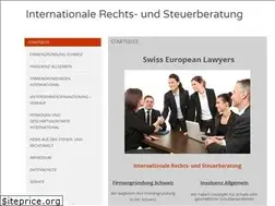 Sites similar to swiss-european-lawyers.de