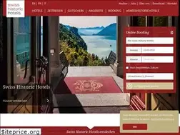 Sites similar to swiss-historic-hotels.ch