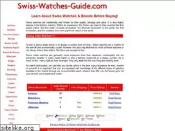 Sites similar to swiss-watches-guide.com