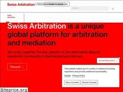 Sites similar to swissarbitration.org