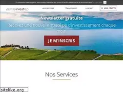 Sites similar to swissinvestlab.com