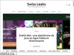 Sites similar to swissleaks.net