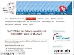 Sites similar to swissnanoconvention.ch