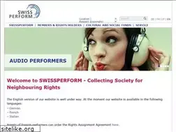 Sites similar to swissperform.ch