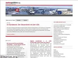 Sites similar to swisspolitics.org