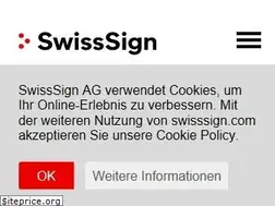 Sites similar to swisssign.com