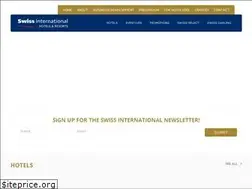 Sites similar to swissspirithotels.com