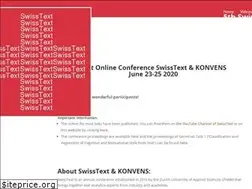 Sites similar to swisstext-and-konvens-2020.org