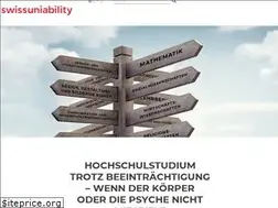 Sites similar to swissuniability.ch