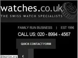 Sites similar to swisswatches.co.uk
