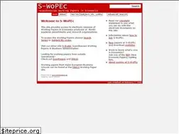 Sites similar to swopec.hhs.se