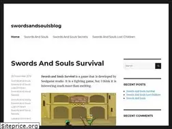 Sites similar to swordsandsoulsblog.wordpress.com