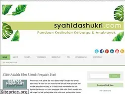 Sites similar to syahidashukri.com