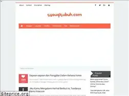 Sites similar to syauqisubuh.blogspot.com