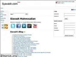 Sites similar to syavash.com