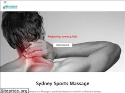 Sites similar to sydney-sports-massage.com.au