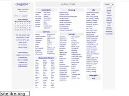 Sites similar to sydney.craigslist.org