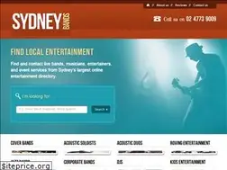 Sites similar to sydneybands.com.au