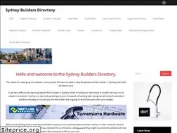 Sites similar to sydneybuildersdirectory.com.au