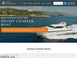 Sites similar to sydneycharterboat.com.au