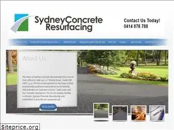 Sites similar to sydneyconcreteresurfacing.com.au