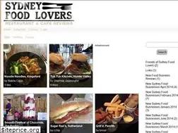 Sites similar to sydneyfoodlovers.com.au