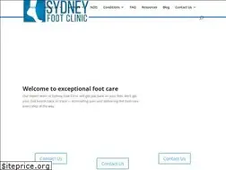 Sites similar to sydneyfootclinic.net.au