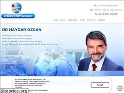 Sites similar to sydneyfootsurgery.com.au
