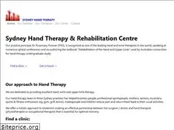 Sites similar to sydneyhandtherapy.com.au