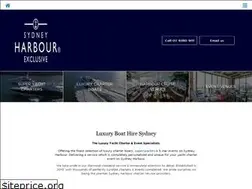 Sites similar to sydneyharbourexclusive.com