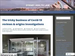 Sites similar to sydneyhealthlaw.com
