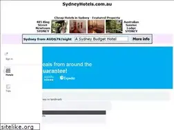 Sites similar to sydneyhotels.com.au