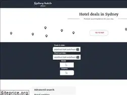 Sites similar to sydneyhotelsnet.com