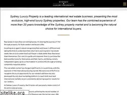 Sites similar to sydneyluxuryproperty.com