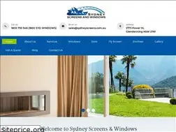 Sites similar to sydneyscreens.com.au