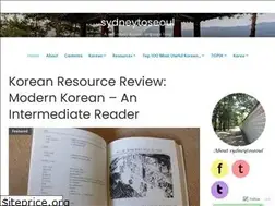 Sites similar to sydneytoseoul.wordpress.com
