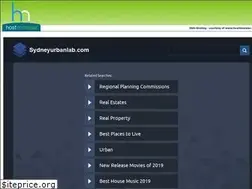 Sites similar to sydneyurbanlab.com