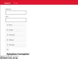 Sites similar to sykepleienjobb.no