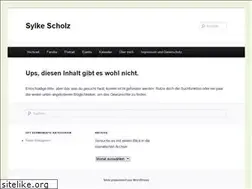 Sites similar to sylkescholz.de