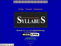Sites similar to syllabus.de