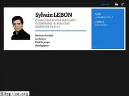 Sites similar to sylvain-lebon.fr