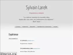 Sites similar to sylvainlarek.com