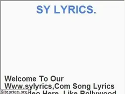 Sites similar to sylyrics.com