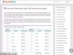 Sites similar to symbolsign.com