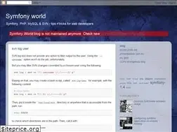 Sites similar to symfony-world.blogspot.com