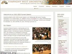 Sites similar to symphonywest.org