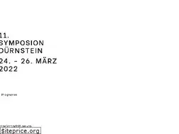 Sites similar to symposionduernstein.at