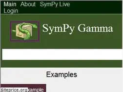 Sites similar to sympygamma.com