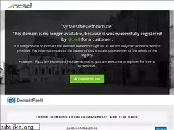 Sites similar to synaesthesieforum.de